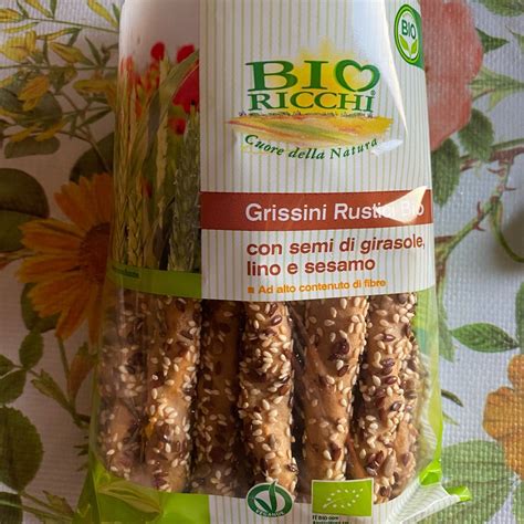 BioRicchi Grissini Rustici Bio Con Semi Di Girasole Lino E Sesamo