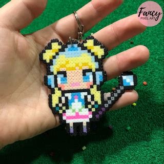 Chaveiro Lux Ordem Espacial League Of Legends Hama Beads Perler Beads