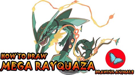 How To Draw A Mega Rayquaza