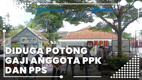 KPU Lebak Didemo Mahasiswa Diduga Potong Gaji Anggota PPK Dan PPS