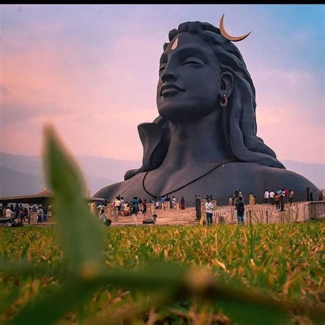 Adiyogi Shiva Statue In Coimbatore Tamil Nadu Is The Worlds Largest