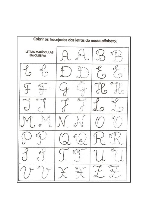 Treino De Letras Cursivas RETOEDU