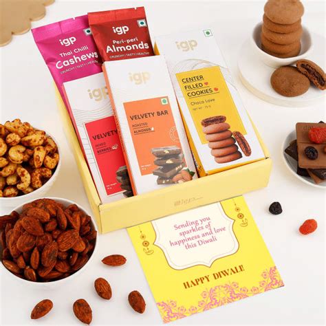 Buy Send Happy Celebrations Diwali Gift Hamper Online Igp Jvs