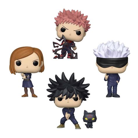 Funko Pop Jujutsu Kaisen Yuji Itadori Megumi Fushiguro Nobara