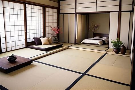 Premium Photo | Japanese Tatami Mat Flooring Design