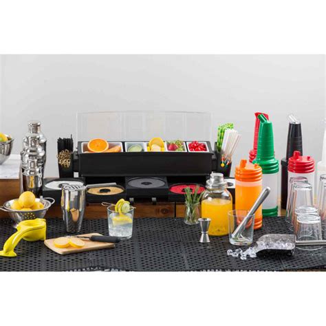 Ultimate Garnish Station™ Bar Condiment Holder