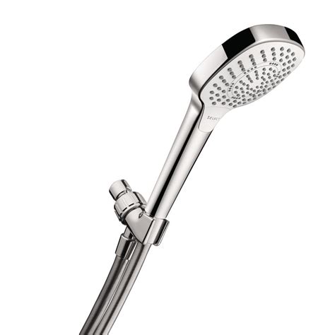 Hansgrohe Croma Select E 110 3 Spray Handheld Showerhead With Hose In