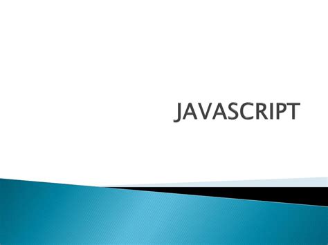 Ppt Javascript Powerpoint Presentation Free Download Id3452757