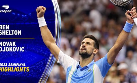 Ben Shelton vs. Novak Djokovic Highlights | 2023 US Open Semifinal - VCP Tennis