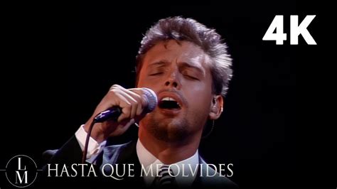 Luis Miguel Hasta Que Me Olvides En Vivo Video Oficial 4K