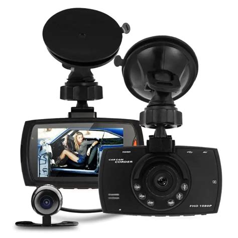 Car Dvr Dual Camera Full Hd P Dash Cam Car Dvr Video Camera