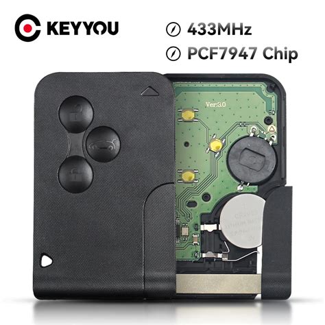 Keyyou carte clé Télécommande Intelligente À 3 Boutons 2003 Mhz