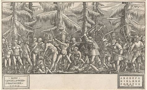 Battle Of The Naked Men And Peasants Holbein Capturing Character