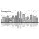 Outline Guangzhou China City Skyline By Booblgumpnz GraphicRiver