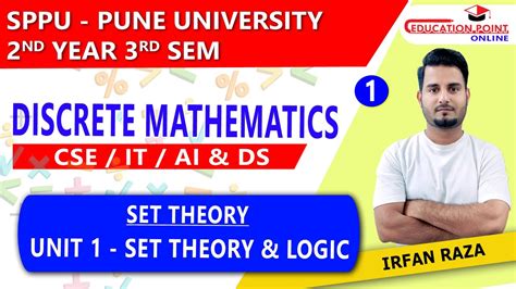 Lec 1 Set Theory Discrete Mathematics SPPU Pune University For CSE