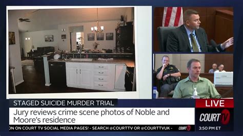 Staged Suicide Murder Trial Jury Views Crime Scene Photos Court Tv Video