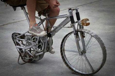 Tank Tread Bike Bicycle Custom Bikes Bike