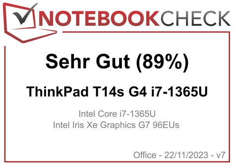 Lenovo Thinkpad T S G Core I Laptop Im Test Ein Harter Kampf Gegen