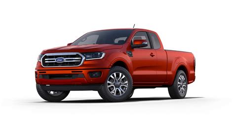 2022 Ford Ranger Lariat Hot Pepper Red Metallic Autobics