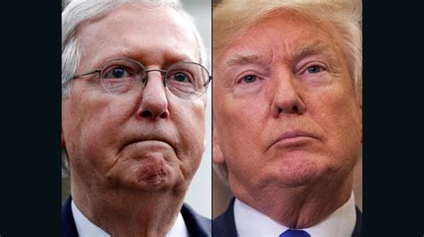 Trump Warns Gop Senate Leader Mitch Mcconnell About Disloyal