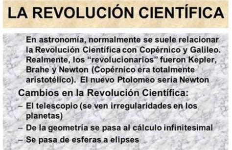 Que Es La Revoluci N Cientifica Brainly Lat