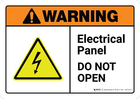 Warning Signs For Electrical Panels - Image to u