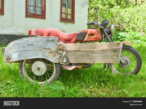 Old Vintage Russian Motorcycle Image & Photo | Bigstock