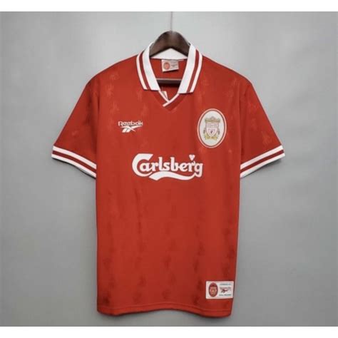 Jual Jersey Liverpool Home Retro 96 97 1996 1997 Klasik Clasic Go Grade