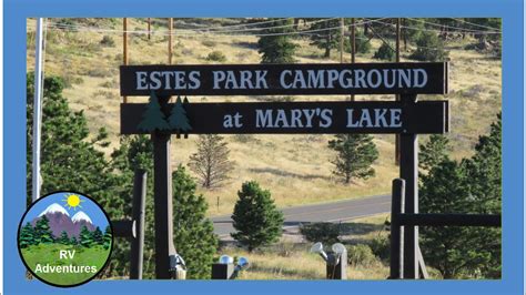 Estes Park Campground At Marys Lake By Rv Adventures Youtube