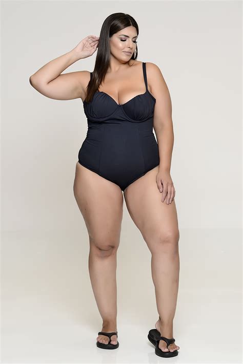 Mai Plus Size Zero Barriga Bojo Preto Vk Moda Plus Size