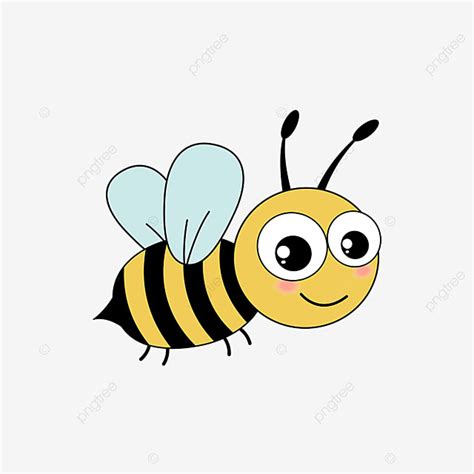 Bees Bee Vector PNG Images, Cartoon Cute Bee Clipart Bee Clipart, Bee Clipart, Cartoon, Cartoon ...