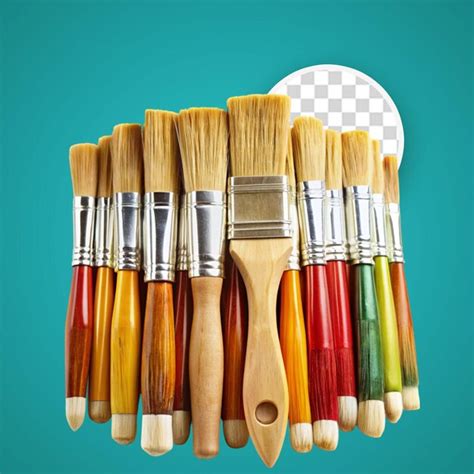 Premium Psd Paint Brushes Isolated On Transparent Background