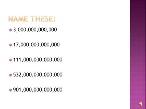 Ppt Naming Large Numbers Powerpoint Presentation Free Download Id1390431