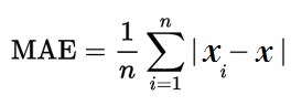 Absolute Error Mean Absolute Error Mae Statistics How To