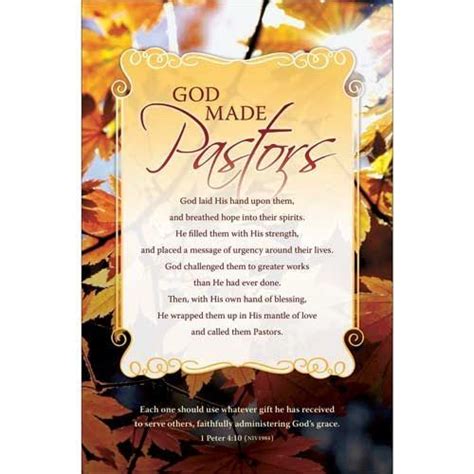 Pastor Appreciation Poems Free Printable