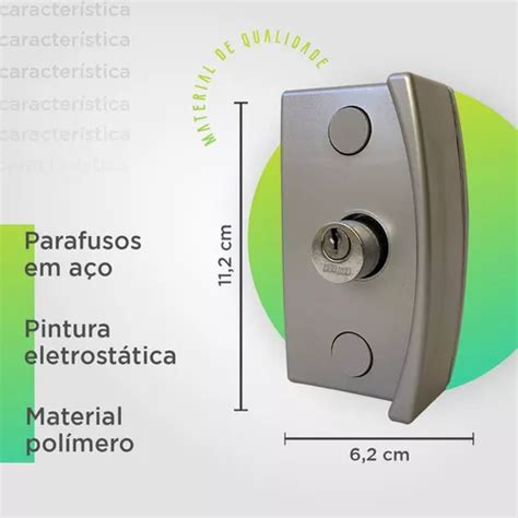 Fechadura Porta De Vidro Blindex Vidro Alvenaria Kit Mercadolivre