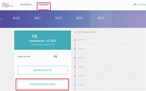 Nubank Como Exportar Seu Extrato Em Ofx Central De Ajuda Fintera