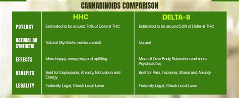 Hhc Vs Delta 8 Whats The Difference