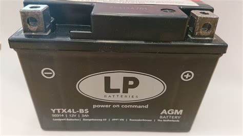 Landport 12v 3ah AGM motor akkumulátor jobb YTX4L BS