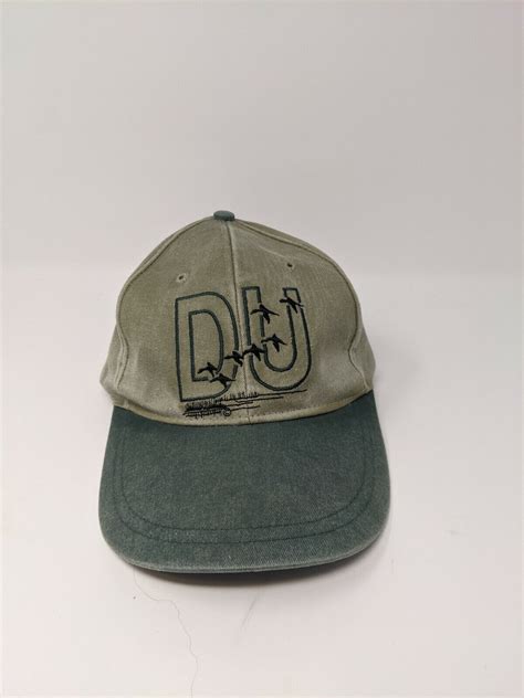 Vintage Ducks Unlimited Embroidered Logo Snapback Hat - Gem