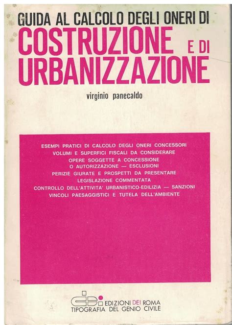 Guida Al Calcolo Degli Oneri Di Costruzione E Di Urbanizzazione V