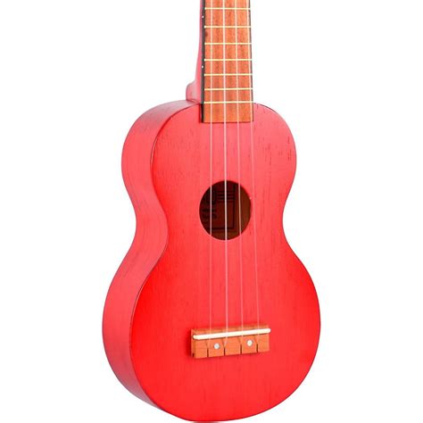 Mahalo Kahiko Series Mk Soprano Ukulele Transparent Red Walmart