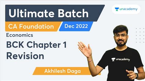 Bck Chapter Revision Ultimate Batch For Economics And Bck Dec