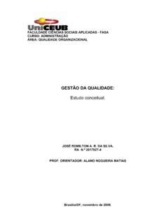 GESTÃO DA QUALIDADE gest 195 o da qualidade pdf PDF4PRO