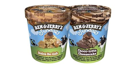 Ben And Jerrys Sundae Dulce De Lish And Choco Lotta Cheesecake