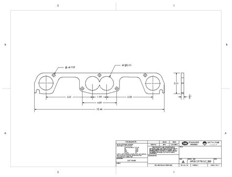 Small Block Chevy 23 Degree 7 Bolt Header Flange