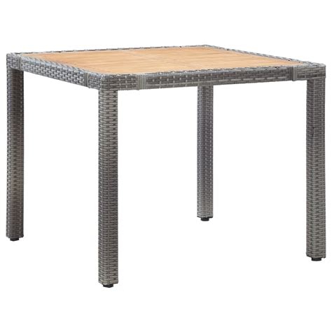 Mobilier D Ner De Jardin Pcs Et Coussins R Sine Tress E Gris Leroy