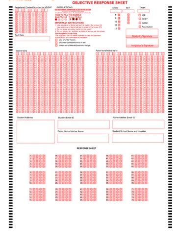 Pink Omr Sheets In Nashik 100 2000 At 1 40 Sheet In New Delhi ID