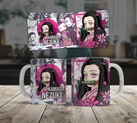 10 Anime Sublimation Design Sublimation Template Anime Mug Etsy