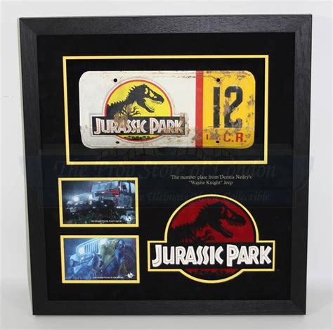 My Other Props Replicas Jurassic Park Dennis Nedry Jeep License